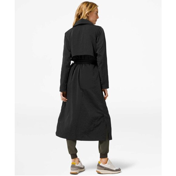 lululemon athletica Black Trench Coat - Picture 6 of 15